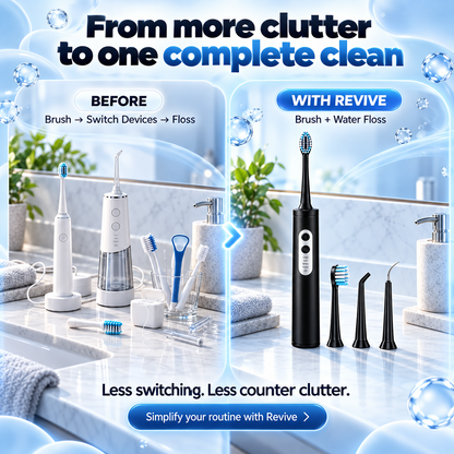 Revive™ Rechargeable 3-in-1 Toothbrush