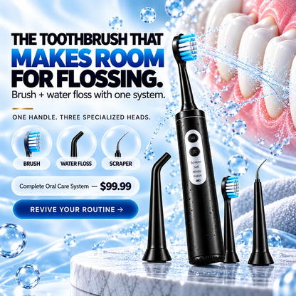 Revive™ Rechargeable 3-in-1 Toothbrush